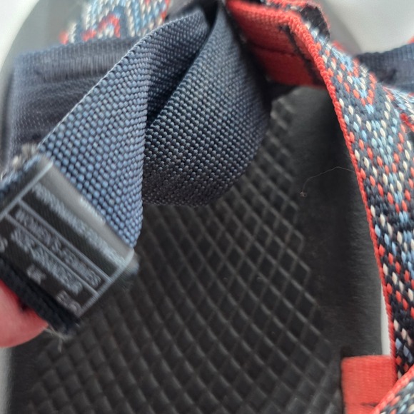 Chaco ZX2 Classic Women's Sandals Size 8 Aztec Comfort Coral Blue Pattern - Picture 5 of 10